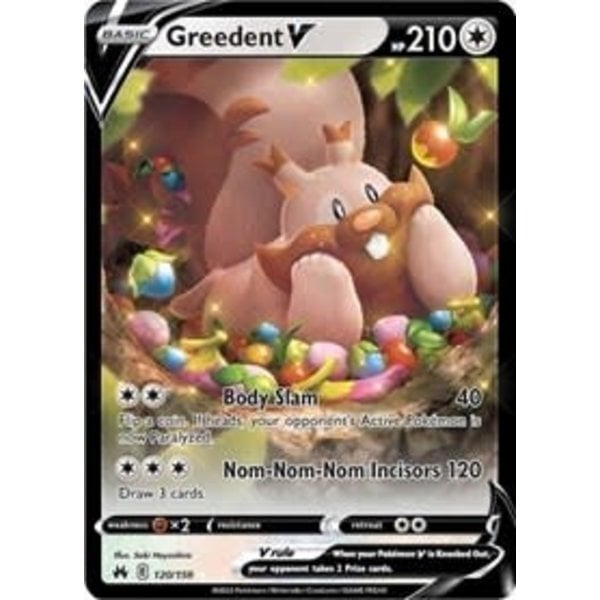 Pokemon Greedent V (120) Lightly Played Holofoil