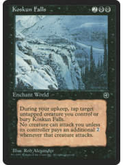 Magic: The Gathering Koskun Falls (055) Lightly Played