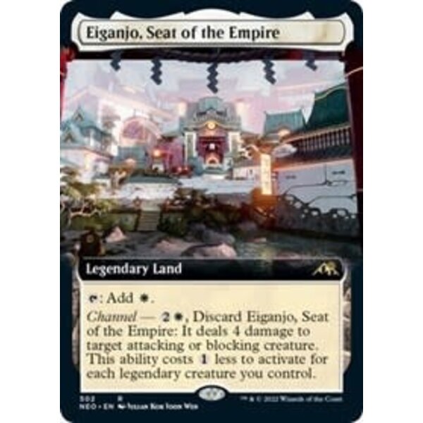 Magic: The Gathering Eiganjo, Seat of the Empire (Extended Art) (502) Lightly Played