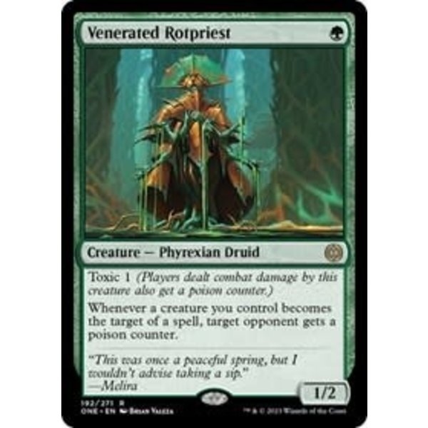 Magic: The Gathering Venerated Rotpriest (192) Lightly Played
