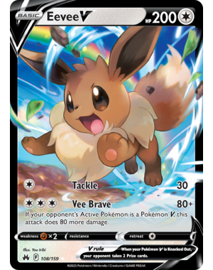 Pokemon Eevee V (108) Lightly Played
