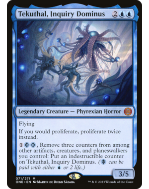Magic: The Gathering Tekuthal, Inquiry Dominus (071) Lightly Played