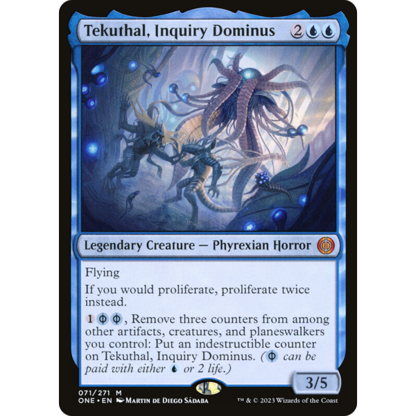 Magic: The Gathering Tekuthal, Inquiry Dominus (071) Lightly Played