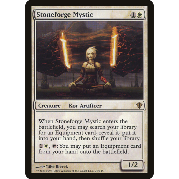 Magic: The Gathering Stoneforge Mystic (020) Moderately Played