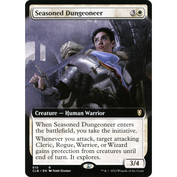 Magic: The Gathering Seasoned Dungeoneer (Extended Art) (610) Lightly Played