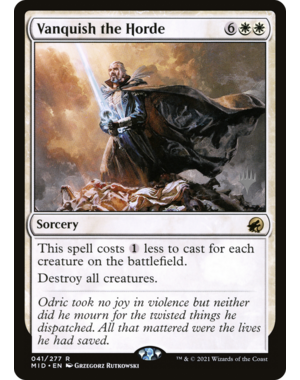 Magic: The Gathering Vanquish the Horde (041p) Lighlty Played Foil