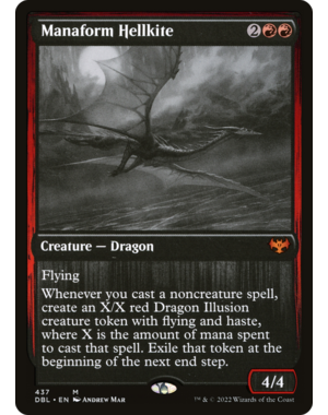 Magic: The Gathering Manaform Hellkite (437) Lightly Played