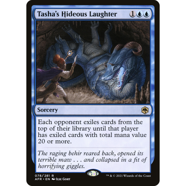 Magic: The Gathering Tasha's Hideous Laughter (078) Lightly Played