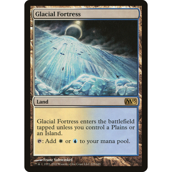 Magic: The Gathering Glacial Fortress (225) Moderately Played