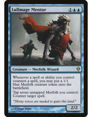Magic: The Gathering Lullmage Mentor (054) Lightly Played