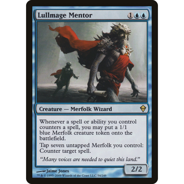 Magic: The Gathering Lullmage Mentor (054) Lightly Played