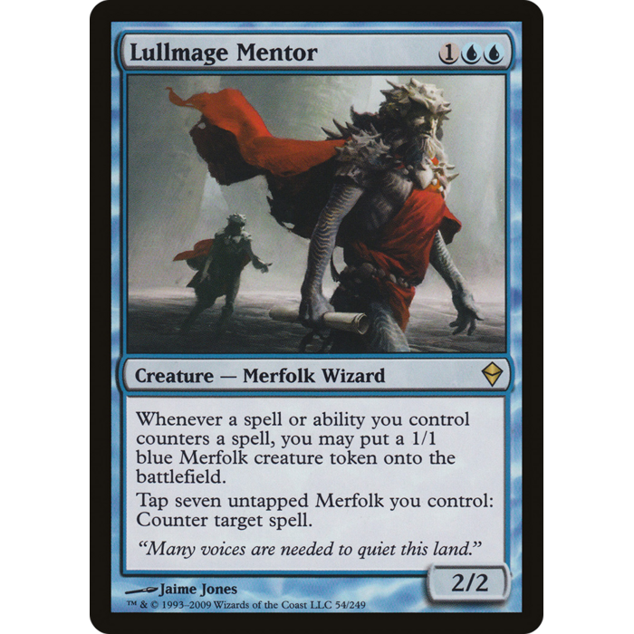 Magic: The Gathering Lullmage Mentor (054) Lightly Played