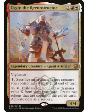 Magic: The Gathering Osgir, the Reconstructor (008) Lightly Played Foil