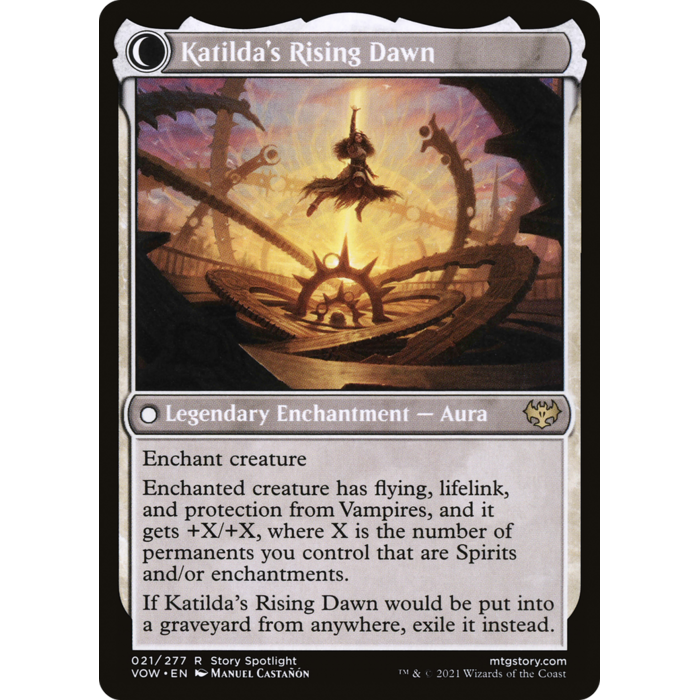 Magic: The Gathering Katilda, Dawnhart Martyr (021) Lightly Played