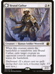 Magic: The Gathering Brutal Cathar (007) Lightly Played