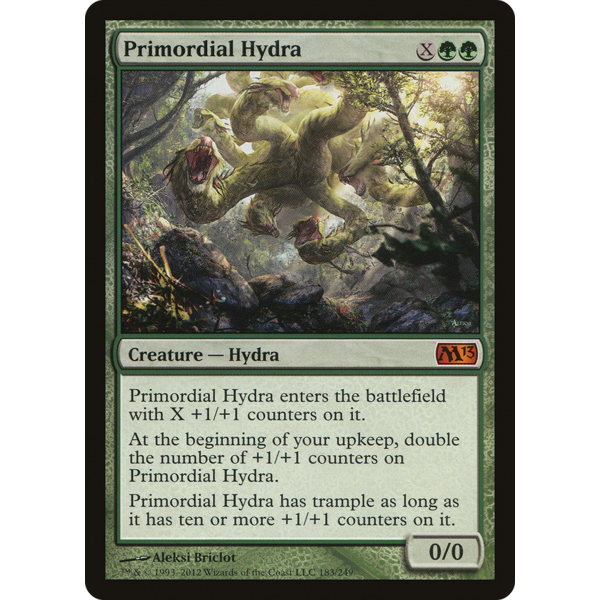 Magic: The Gathering Primordial Hydra (183) Moderately Played Foil