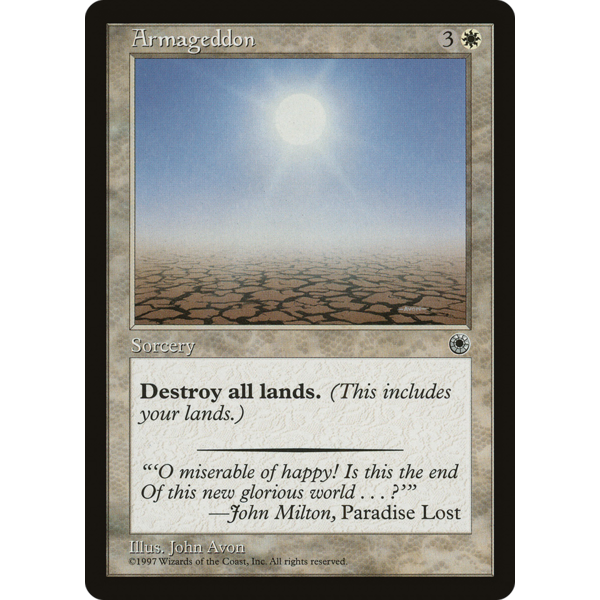 Magic: The Gathering Armageddon (005) Heavily Played
