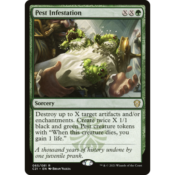 Magic: The Gathering Pest Infestation (065) Lightly Played