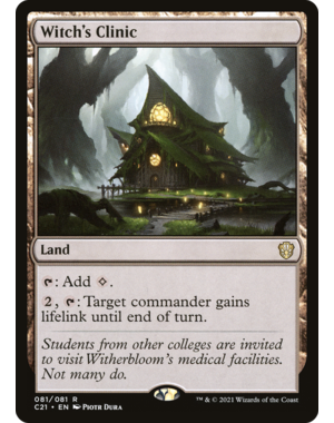 Magic: The Gathering Witch's Clinic (081) Lightly Played