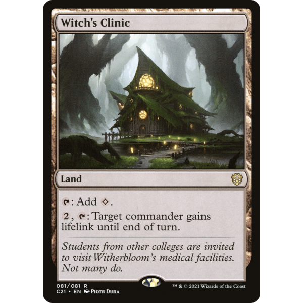 Magic: The Gathering Witch's Clinic (081) Lightly Played