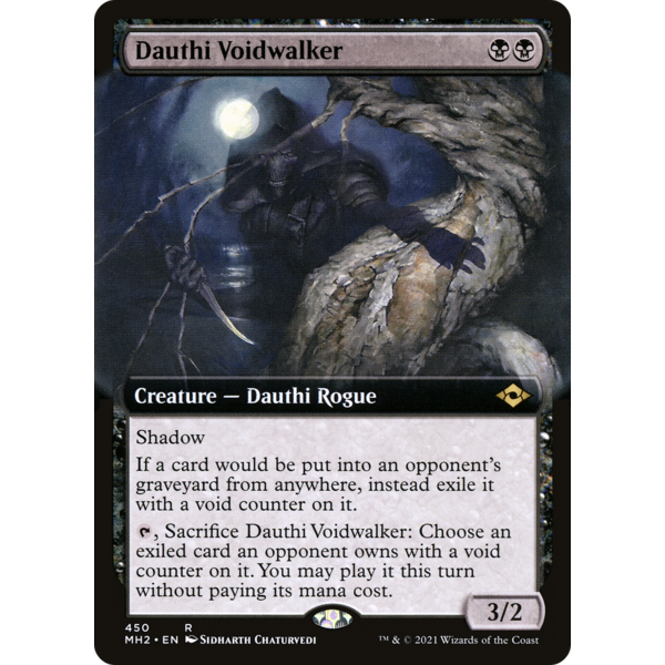 Magic: The Gathering Dauthi Voidwalker (Extended Art) (450) Lightly Played Foil