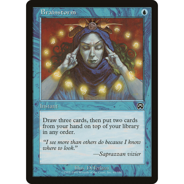 Magic: The Gathering Brainstorm (061) Lightly Played