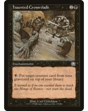 Magic: The Gathering Haunted Crossroads (138) Lightly Played