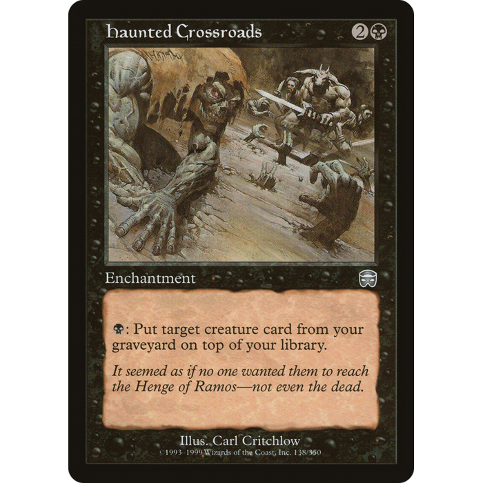 Magic: The Gathering Haunted Crossroads (138) Lightly Played