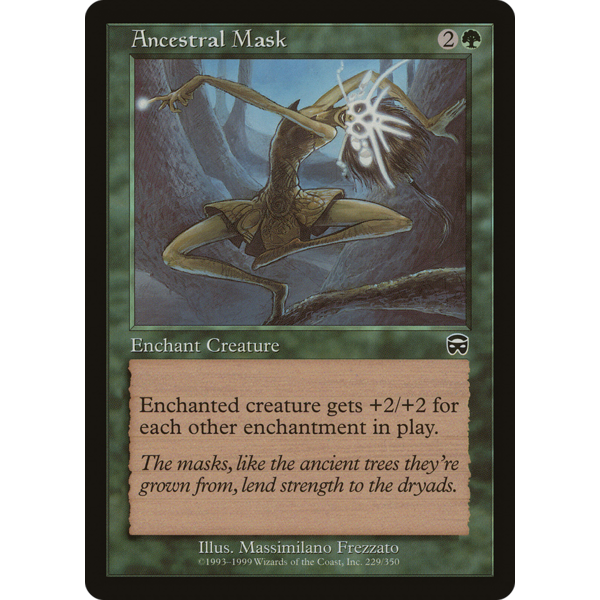Magic: The Gathering Ancestral Mask (229) Lightly Played