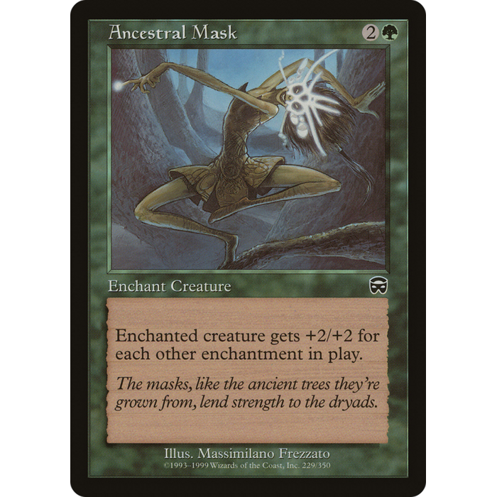 Magic: The Gathering Ancestral Mask (229) Lightly Played