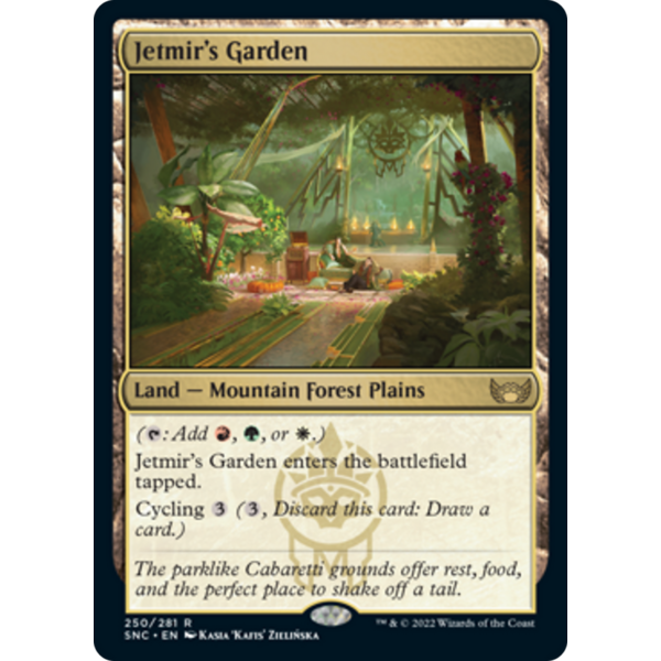 Magic: The Gathering Jetmir's Garden (250) Lightly Played Foil