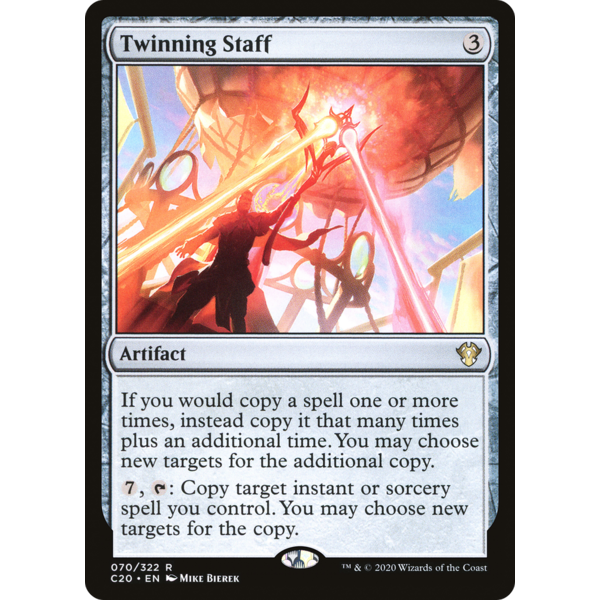 Magic: The Gathering Twinning Staff (070) Lightly Played