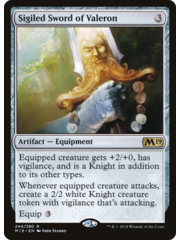 Magic: The Gathering Sigiled Sword of Valeron (244) Lightly Played