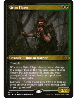 Magic: The Gathering Grim Flayer (Foil Etched) (502) Lightly Played