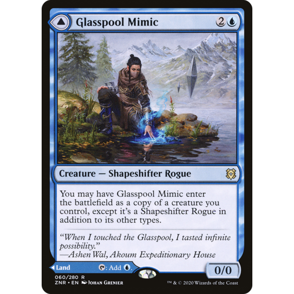 Magic: The Gathering Glasspool Mimic (060) Lightly Played