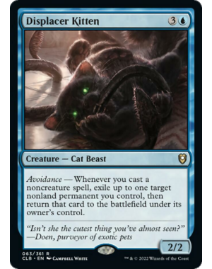 Magic: The Gathering Displacer Kitten (063) Lightly Played Foil