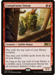 Magic: The Gathering Conspicuous Snoop (139) Lighlty Played
