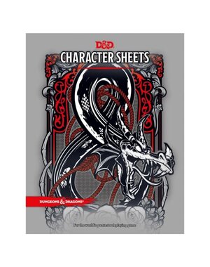 Wizards of The Coast Dungeons & Dragons: Character Sheets 5e