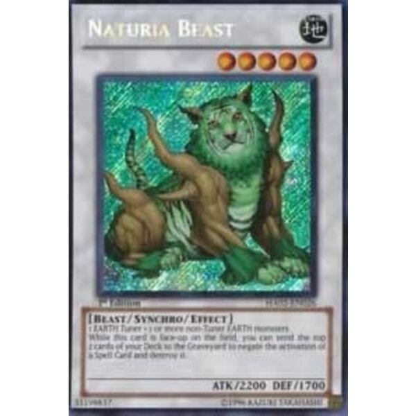 Konami Naturia Beast (HA02-EN026) 1ST Lightly Played