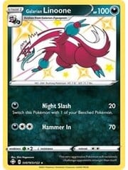 Pokemon Galarian Linoone (SV079) Lightly Played Holofoil