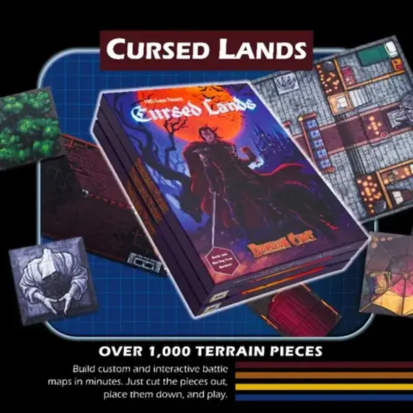 1985 Games Dungeon Craft: Cursed Lands Book