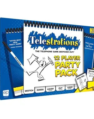 USAOPOLY Telestrations 12 Player Party Pack