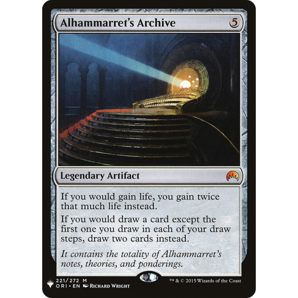 Magic: The Gathering Alhammarret's Archive (1543) Lightly Played