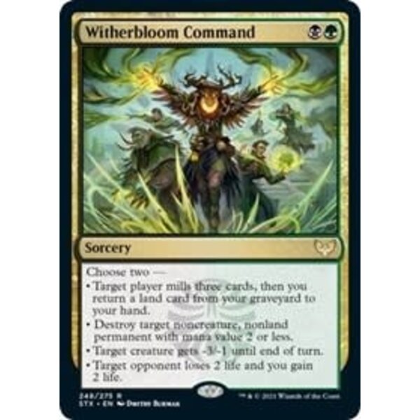 Magic: The Gathering Witherbloom Command (248) Lightly Played