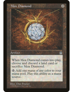 Magic: The Gathering Mox Diamond (138) Heavily Played
