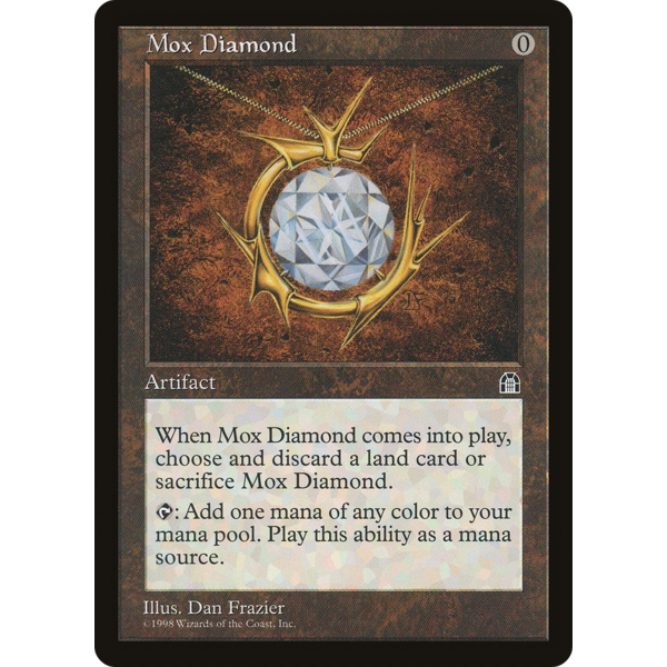 Magic: The Gathering Mox Diamond (138) Heavily Played