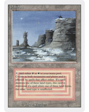 Magic: The Gathering Plateau (284) Damaged