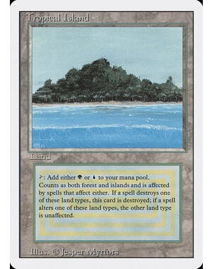 Magic: The Gathering Tropical Island (288) Damaged