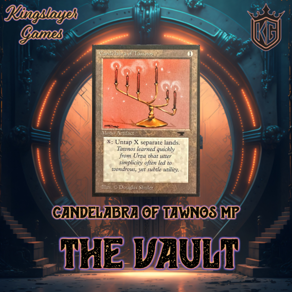 Magic: The Gathering Antiquities Candelabra of Tawnos Moderately Played