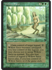 Magic: The Gathering Willow Satyr (212) Lightly Played